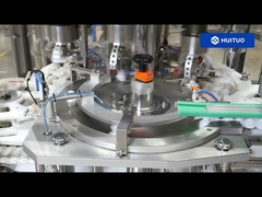 Huituo şampuan, el yıkama ve vücut losyonu yüksek hızlı PET plastik şişe döner pompa kapatma makinesi