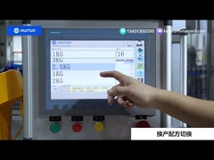 Otomatik geçişli, çamaşır deterjanı için Huituo doğrusal akış ölçer dolum makinesi