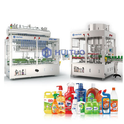 Plastik ve Cam Şişe İçin Çok Fonksiyonlu Sıvı Dolum ve Kapatma Makinesi