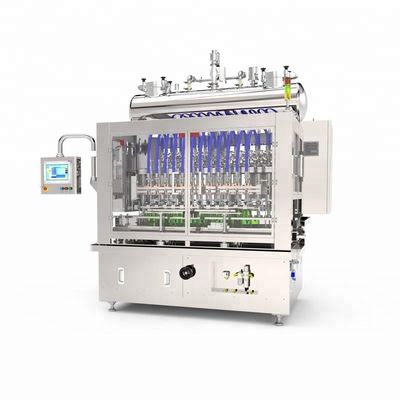 PLC Kontrol 2.2KW Sıvı Şişe Dolum Makinesi