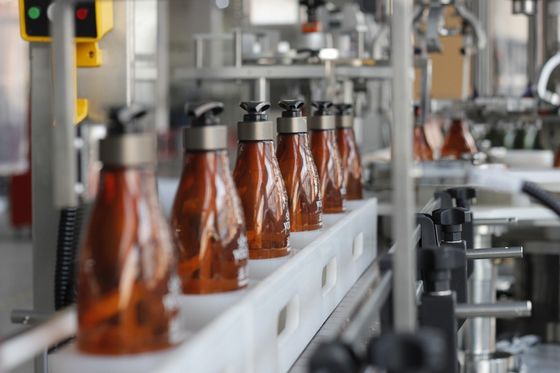 Sıvı Deterjan Plastik Şişe Kapak Kapatma Makinası