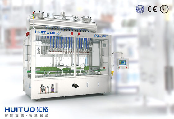 Dezenfeksiyon Suyu İçin% 0.3 Doğruluk 12000BPH Şişe Dolum Makinesi