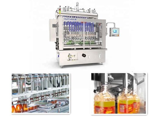 8 Kafa 380V Su Şişesi Dolum Makinesi
