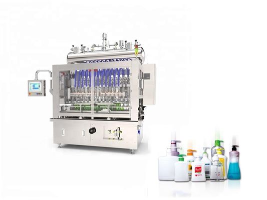 1.5KW Aşındırıcı Sıvı Şişe Dolum Kapağı ve Etiketleme Makinesi