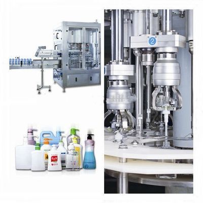4 Kafa 2500 BPH Yarı Otomatik Kapak Kapatma Makinası