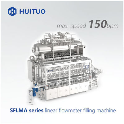 Bulaşık Deterjanı İçin Huituo Lineer 3 Sıralı Debimetre Dolum Makinesi
