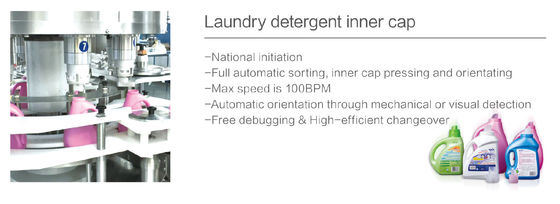 Plastik Şişe Sıvı Çamaşır Deterjanı Dolum Kapatma Makinesi 2L 3L 4L 5L