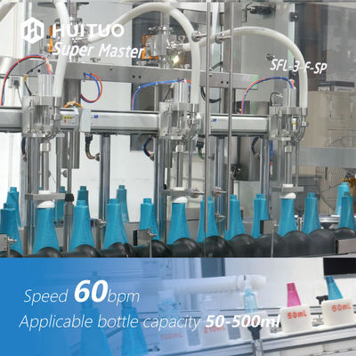 Farklı Kozmetik Şişeleri İçin 60bpm Dolum Makinesi Takip