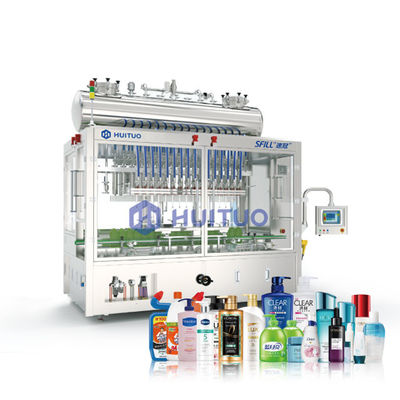 Evrensel dolum için otomatik lineer şişe sıvı pistonlu hacimsel doldurma makinesi