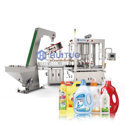 Otomatik Plastik Şişe Döner Vidalı Kapatma Makinesi Yüksek Hızda Pres